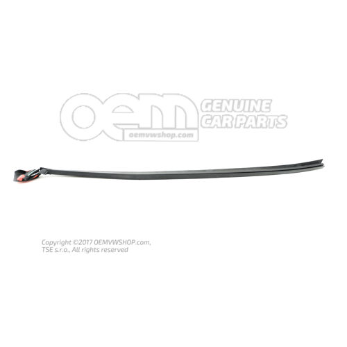 Tesnenie clony okna saténové čierne