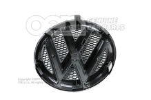 Znak VW chrómové farby / čierna (1)