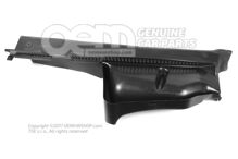 Deflektor vody saténový čierny