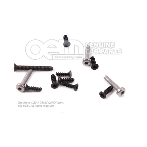 1 súprava upevň. dielov pre spätné zrkadlo