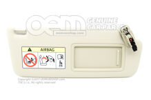 Slnečná clona so zrkadlom a krytom atlas béžová