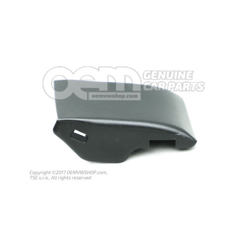 Kryt na bočný panel saténový čierny