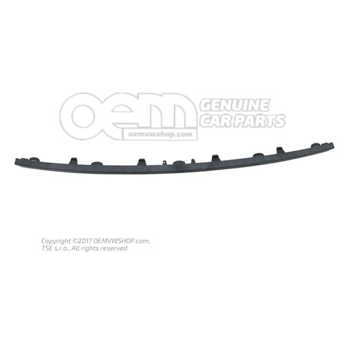 Ozdobná lišta nárazníka saténová čierna Škoda Superb 3T