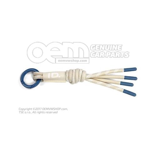 11A087013  084 Key tag, White, recycled polyester, ID. Collection