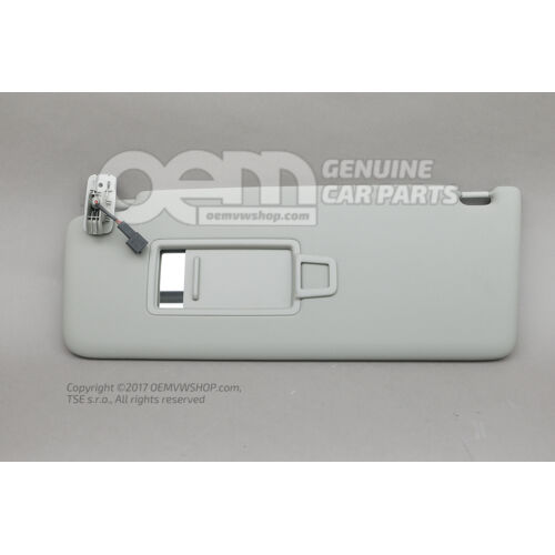 Slnečná clona s osvetleným zrkadlom a krytom shetlandského Volkswagenu Teramont 3C