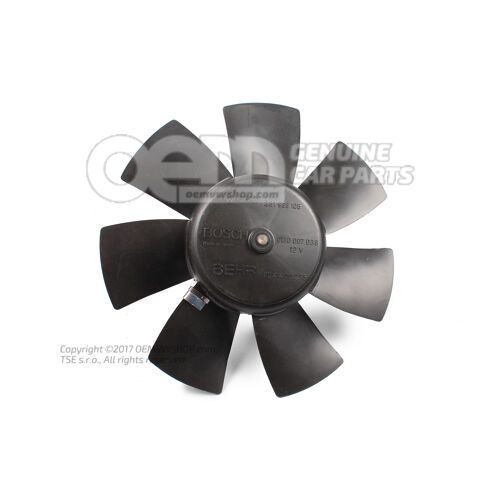 Motor ventilátora s kolesom