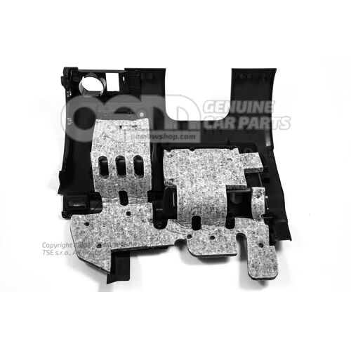 Úložná schránka duša (čierna)