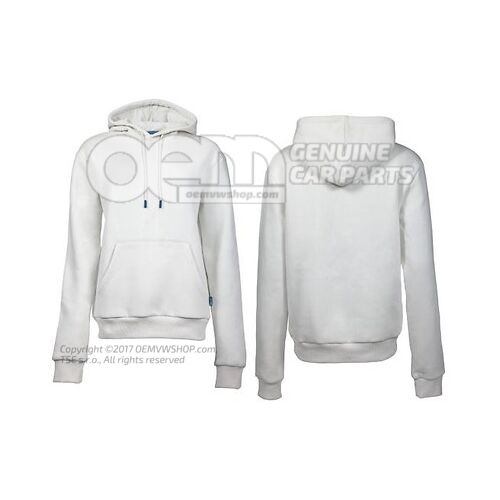 11A084140A 084 Hooded sweatshirt, S, women’s, White, oversized fit, ID. Collection