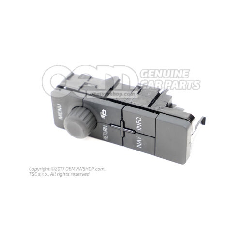 Viacnásobný prepínač pre viacnásobný prepínač pre dušu (čierny)