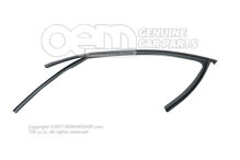 Vodidlo posuvného okna čierne