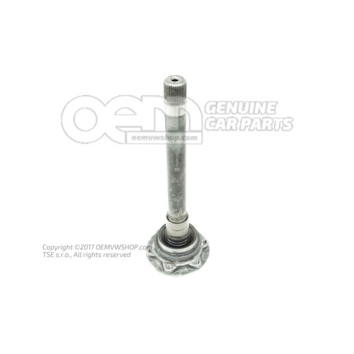 Prírubový hriadeľ