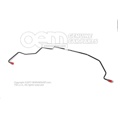 Brzdové potrubie od hlavného brzd. valca k hydraul. zar.