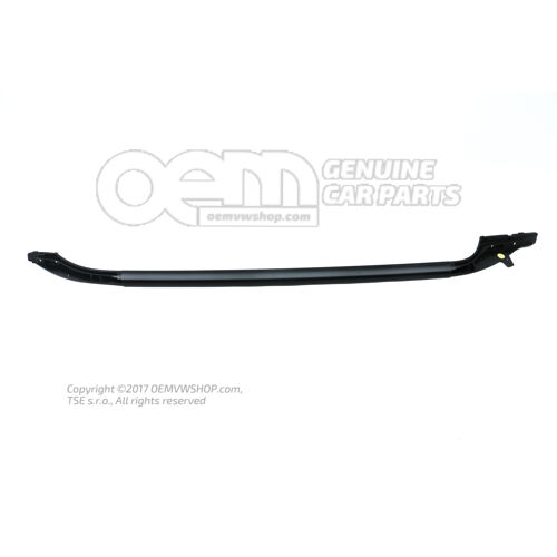 Strešná lišta rally čierna