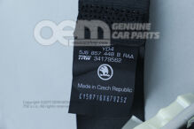 Trojbodový bezpečnostný pás čierny (2)