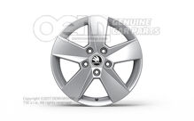 Hliníkový ráfik diamantové striebro