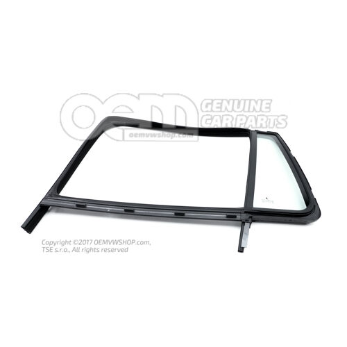 Sklo dverí pevné s tesnením