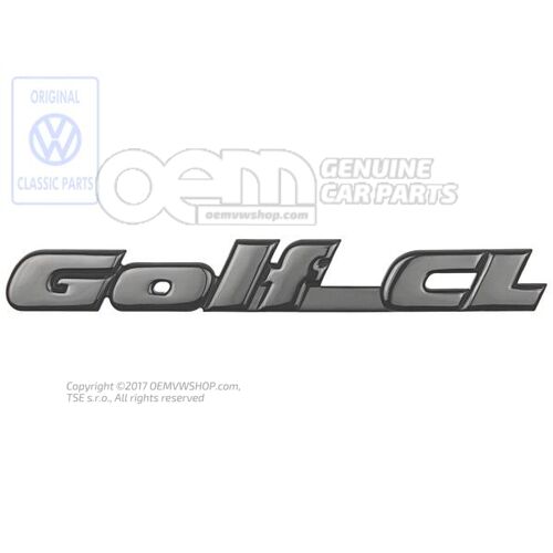 Znak pre Golf Mk3 CL