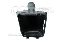 Hlavica radiacej páky s kufrom pre radiacu páku (koženku) saténová čierna Škoda Octavia 5E (2)