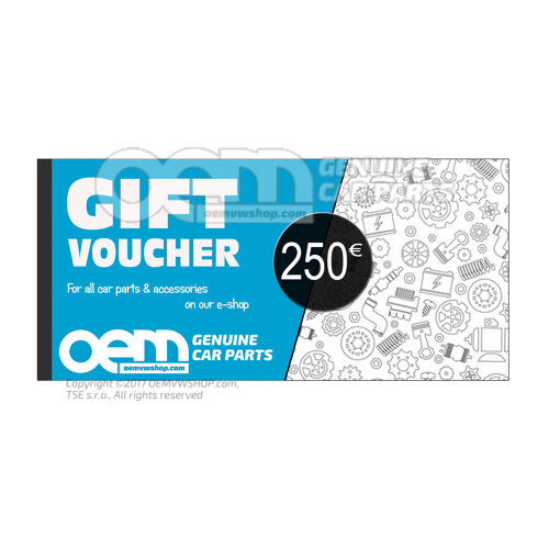 oemVWshop Darčeková karta - 100 €