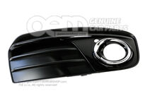 Vodiaca mriežka vzduchu saténová čierna / chróm