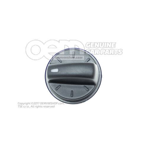 Rot. gombík saténový čierny