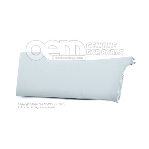 Ozdoba stĺpika D perlovo šedá