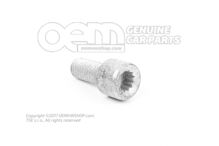 Skrutka s vnútornou hlavou s vnútornou viacbodovou hlavou M8X18