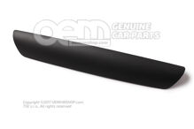 Škrupina rukoväte, horná časť saténová čierna