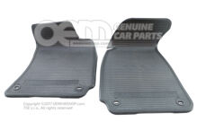 1 sada podložiek pod nohy 1 sada podložiek pod nohy (gumová) čierna Volkswagen Passat / Variant 3B (2)