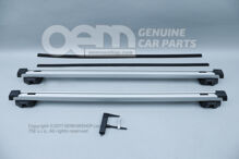 1 sada základného nosiča 1 sada nosných líšt strieborná