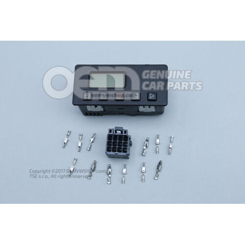 Hodiny predvoľby s reguláciou teploty