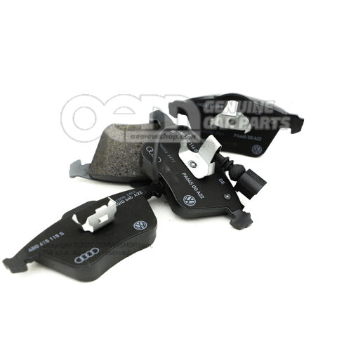 1 sada: brzdové doštičky s indikátorom opotrebovania kotúčovej brzdy 1K0698151P