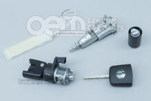 1 súprava cylindr. vložiek pre kľučku dverí, kapotu vzadu, spínač štartéra a uzáver palivovej nádrže (1)