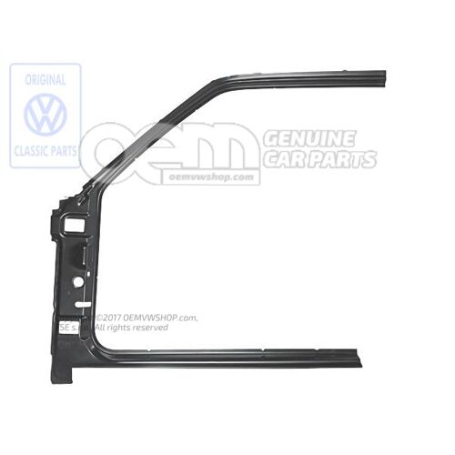 Čiastočný diel - stĺpik A s podbehom