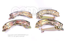 1 súprava brzdových čeľustí s obloženiami (2)