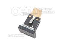 Tlačidlo uzávierky diferenciálu čierna/biela Volkswagen Amarok 2H 2H2941435E REH (1)