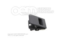 Škrupina rukoväte čierna