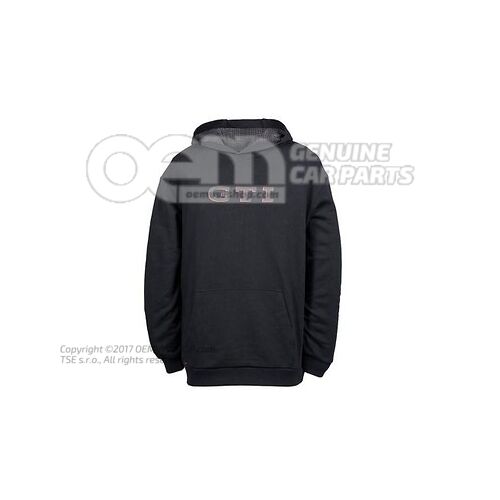 3A9084130E 041 Hooded sweatshirt, XXL, unisex, black, GTI Collection
