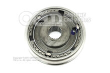 Synchronizačný prvok s posuvnou objímkou