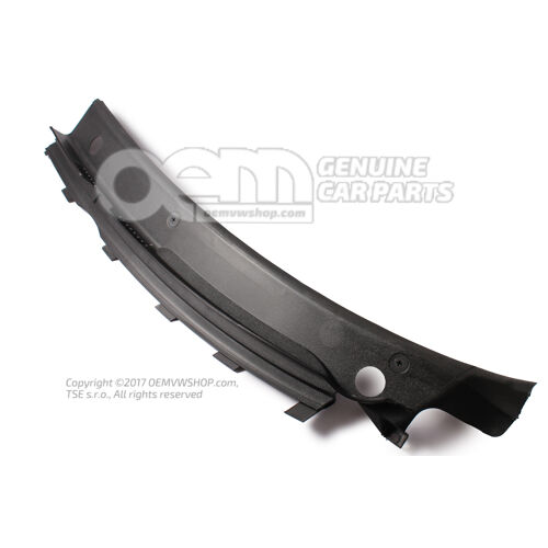 Deflektor vody saténový čierny