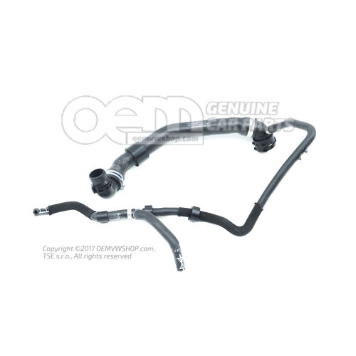 Hadica chladiacej kvapaliny s rýchlospojkou