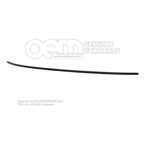 Strešný kanál saténový čierny