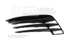 Vodiaca mriežka vzduchu saténová čierna