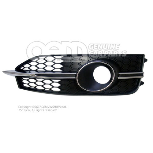 Mriežka saténová čierna Audi A7 Sportback 4G