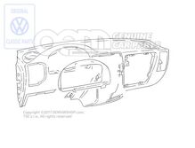 Dashboard mistral (sivý) Volkswagen Polo Hatchback 6N