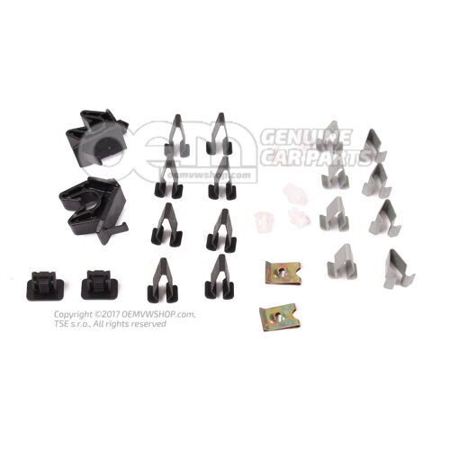 1 súprava upevň. dielov