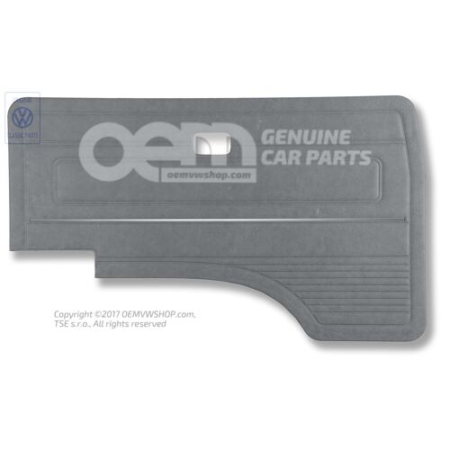 Výplň dverí svetlošedá