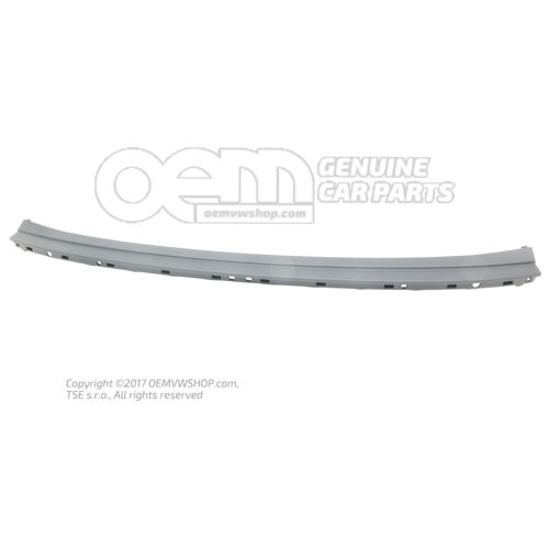 Bump strip for bumper Satin black 565807423C 9B9