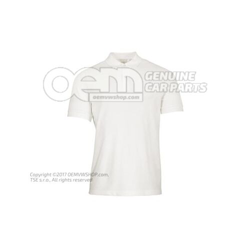 330084230B 084 Polo shirt, M, men's, Snow White, Volkswagen Collection