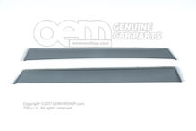 Deflektor vetra dverí sivý čierny